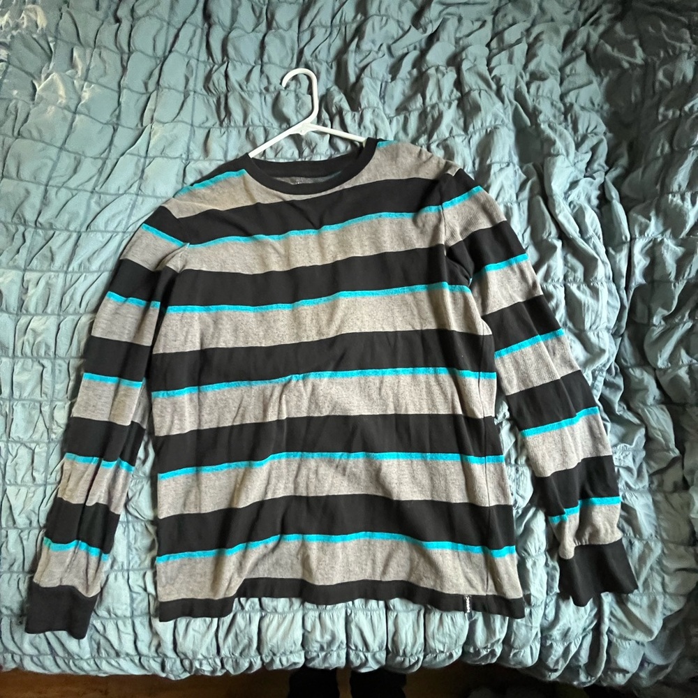 Hawk striped sweater, Size M. Very comfy and sturdy materials